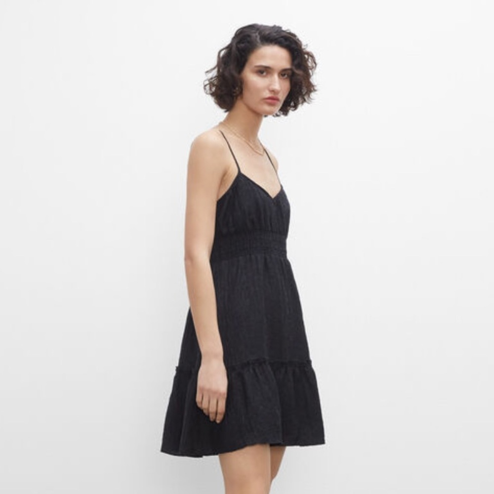Club Monaco tiered mini dress